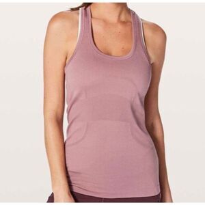 LULULEMON ATHLETICA Swiftly Tech Racerback in Quicksand/Quicksand Size 4